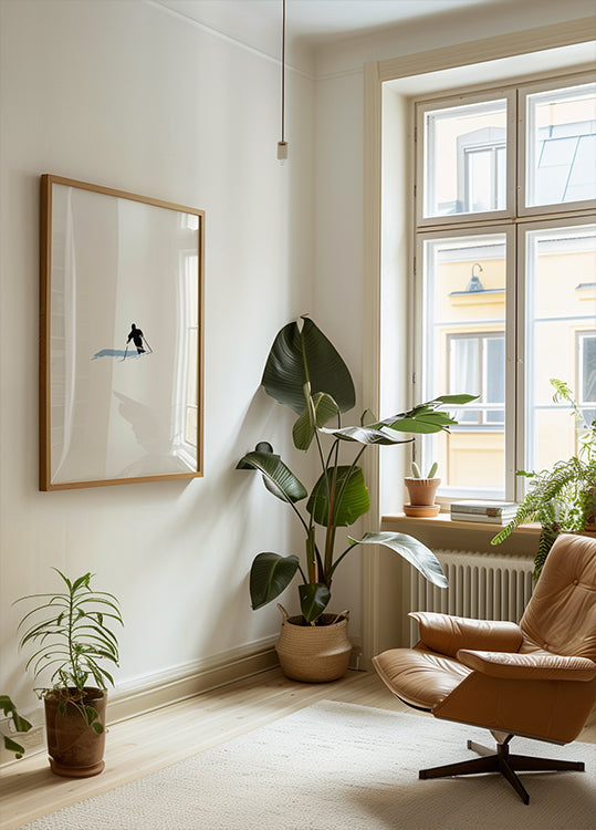 Stille afdaling poster