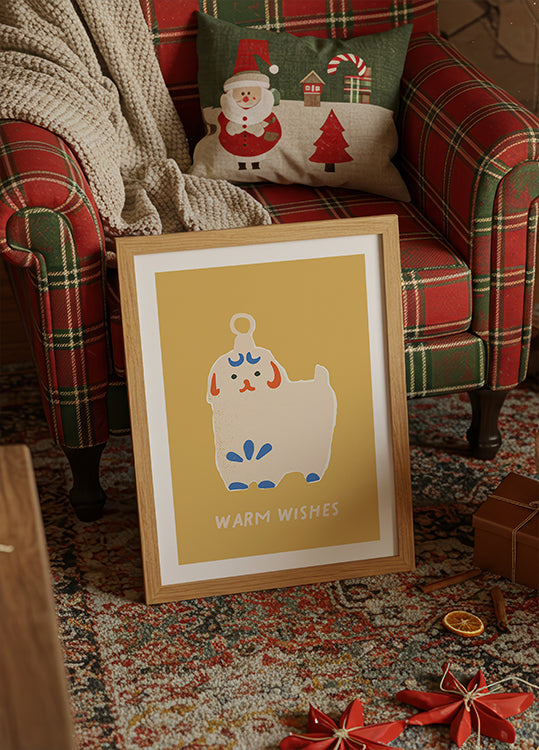 Fijne kerst nr. 53-poster
