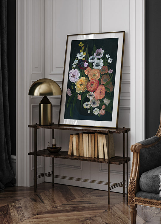 Leocadia humeurig boeket Poster