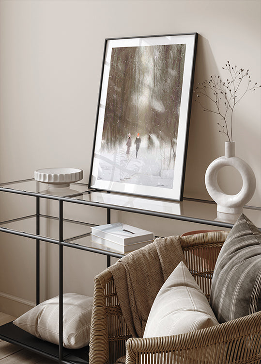 Geniet van de winterposter