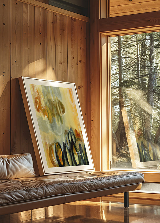 Abstract met ovalen en goud (NIEUW)