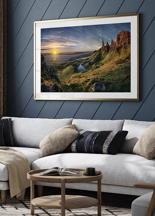 De oude man van Storr Poster