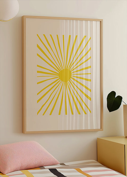 De zon-poster