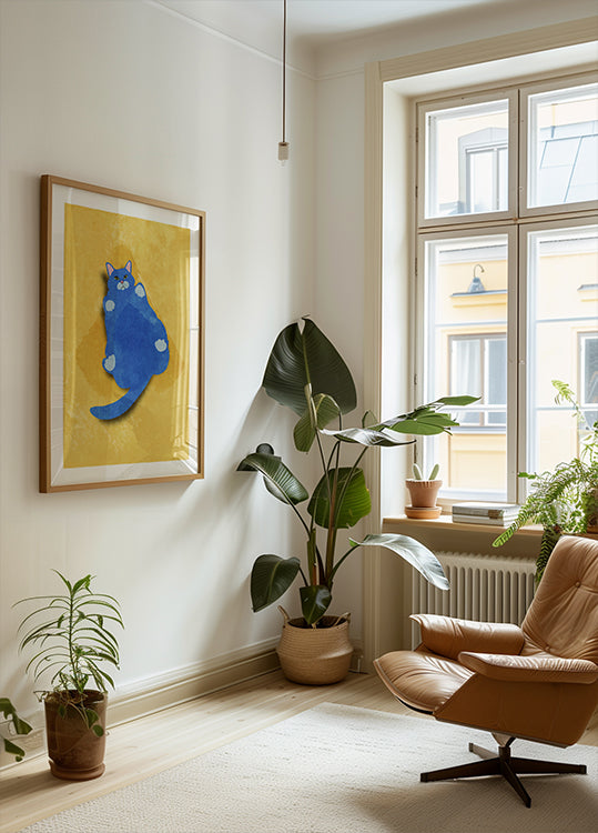 Dikke kat-poster