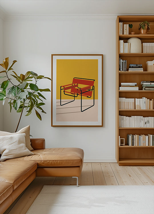 Wassily stoel Marcel Breuer-poster