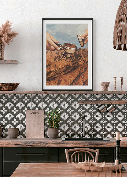 Barista koffie County-poster