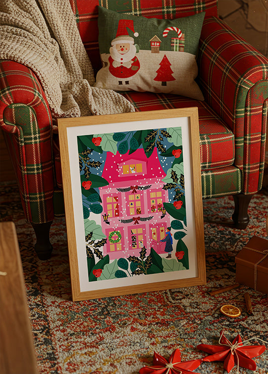 Kerstdecorposter