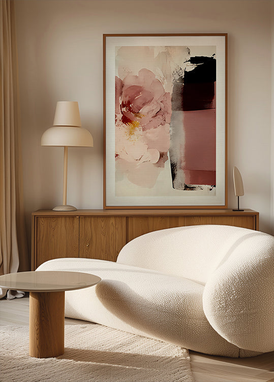 Bloesem abstractie Poster