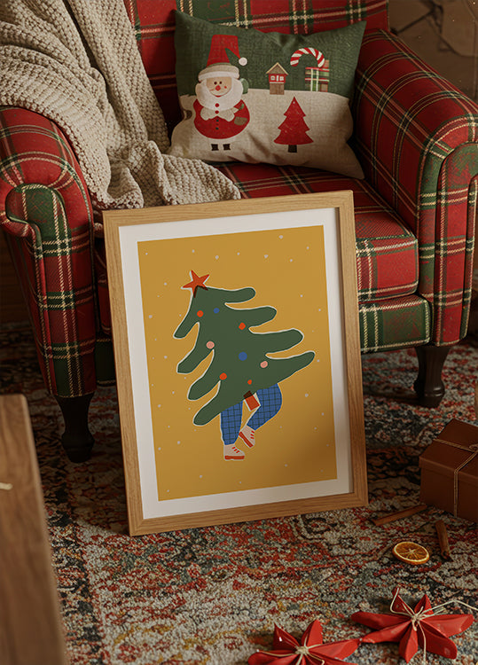 Fijne kerst nr. 49-poster