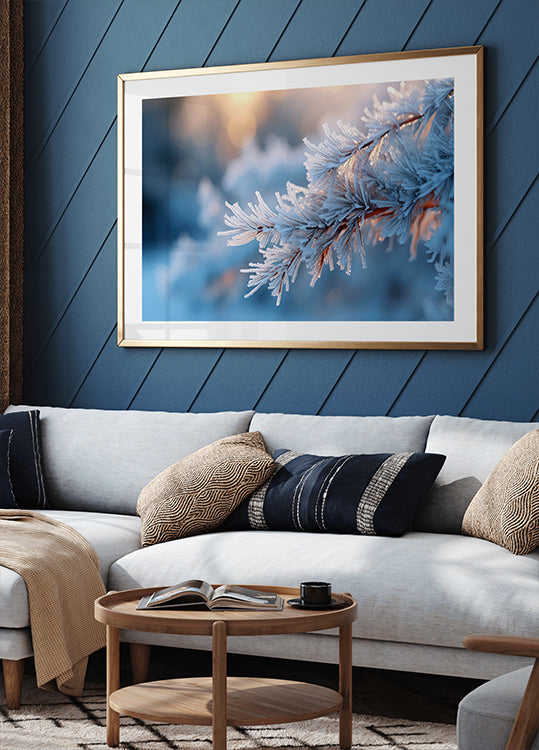 Frosted sereniteit poster