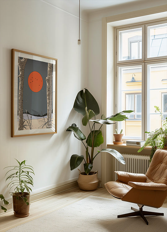 Winterlandschap-poster