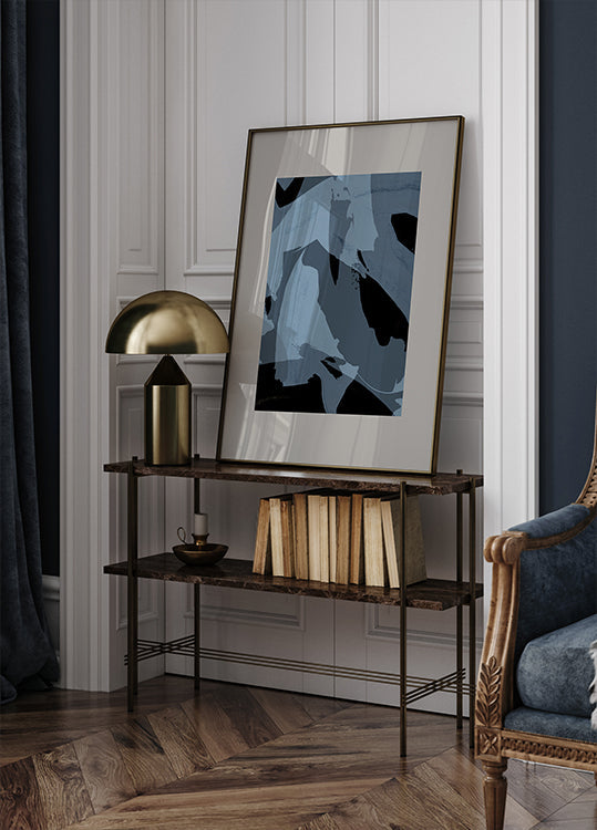 Abstracte penseelstreken 60Y