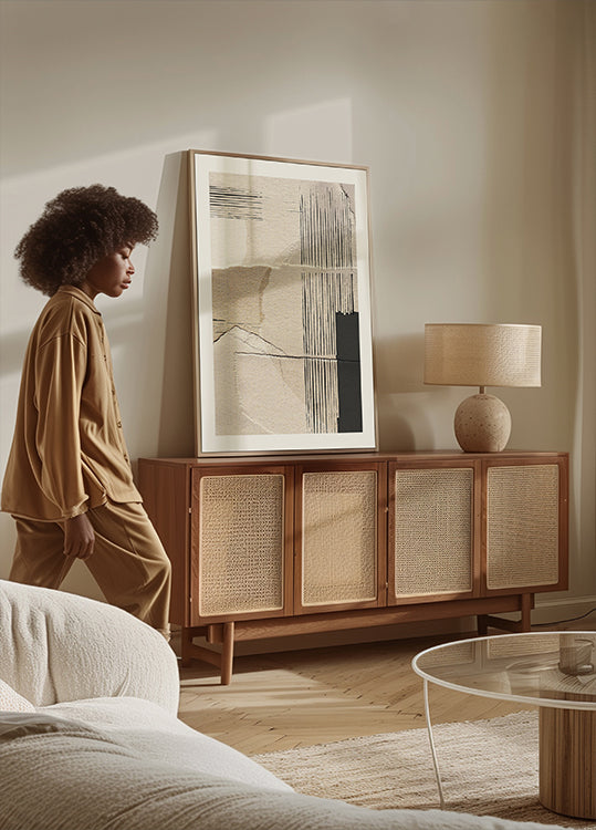 Papier abstracte poster