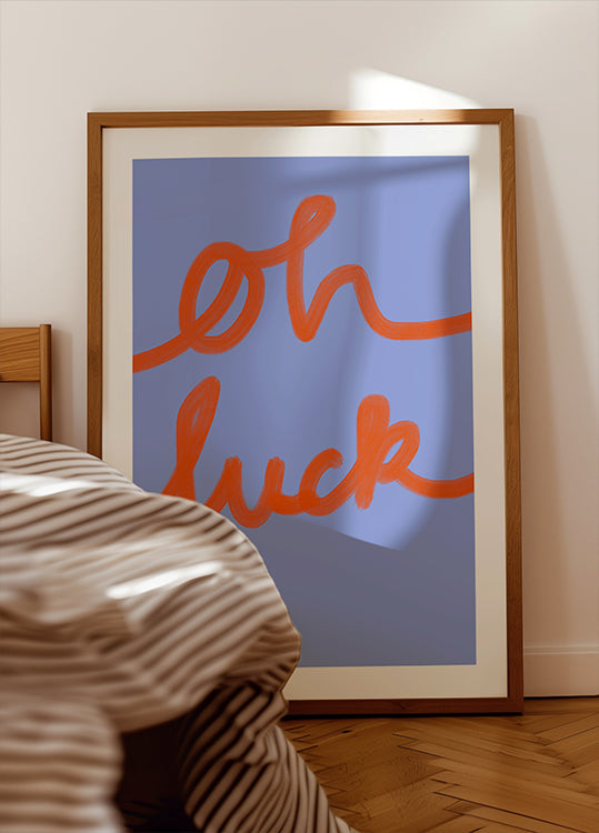 Onverwachte woordenposter