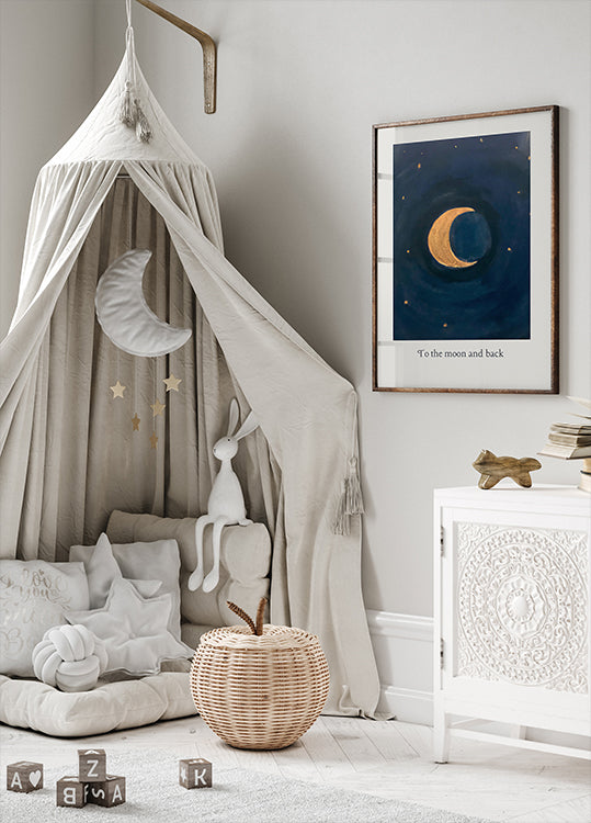 Naar de maan en terug poster