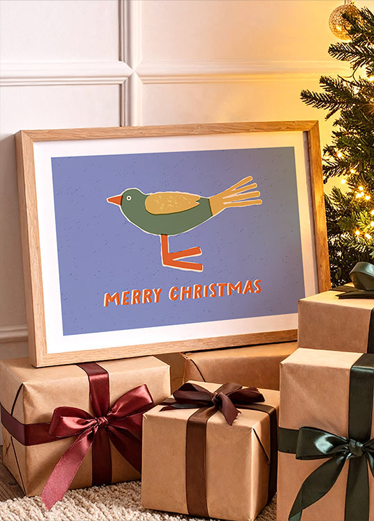 Fijne kerst nr. 46-poster