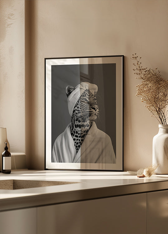 Lady Leopard Spa dag-poster