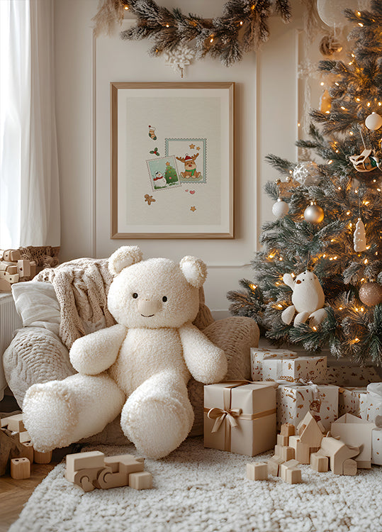 Kerst briefkaart herinneringen Poster