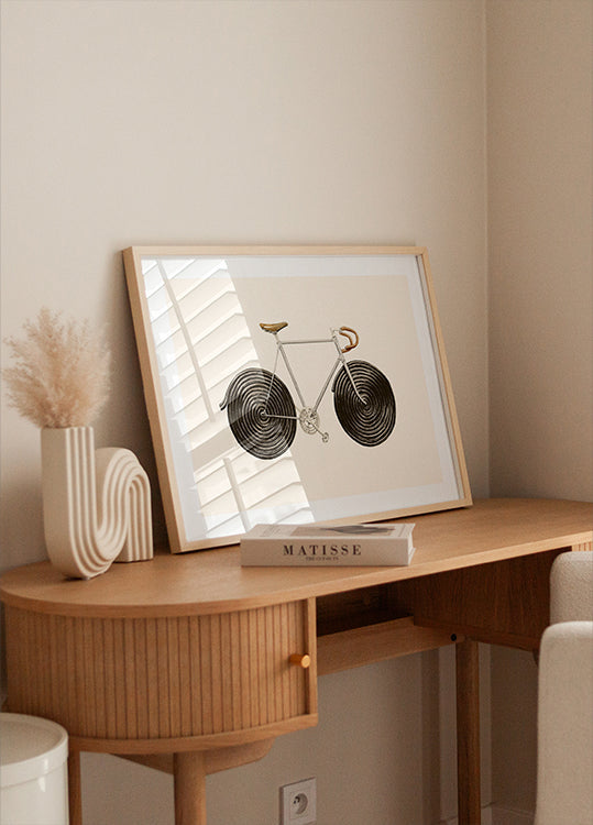 Zoethout fietsposter