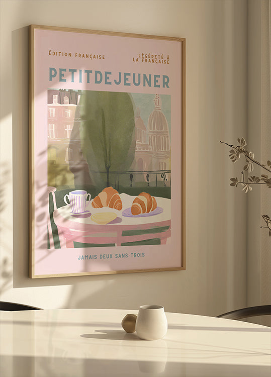 Petit Dejeuner, Croissants, Parijs, Pastel