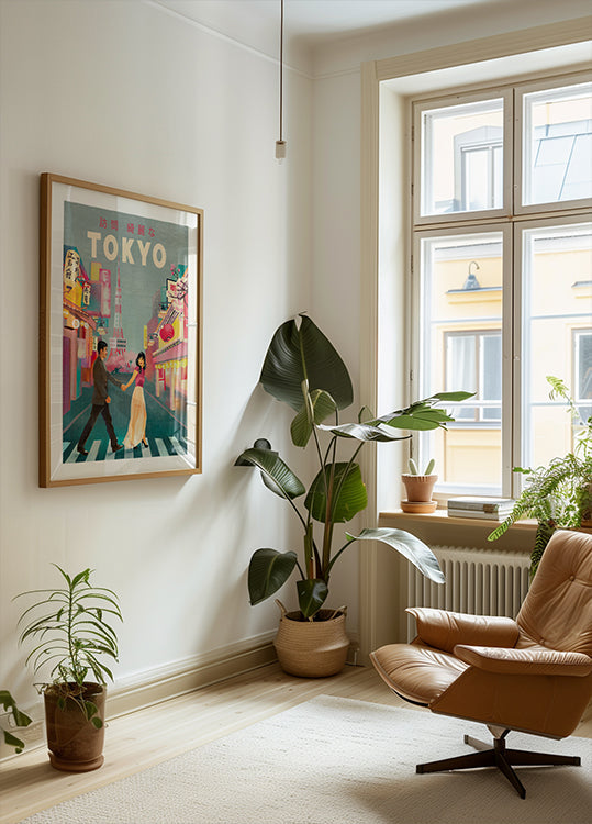 Tokio Japan reizen kunstposter