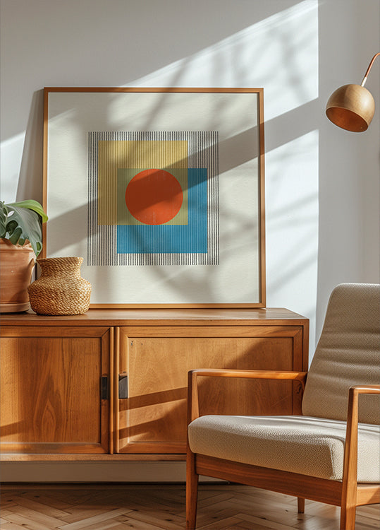 Geometrische harmonieposter