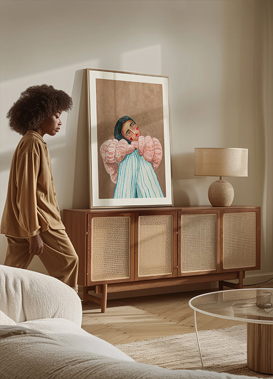 Dromend meisje Poster