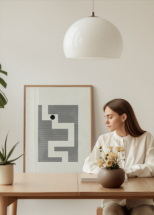 Minimalistisch doolhof