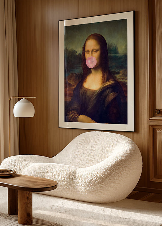 Mona Lisa kauwgomposter