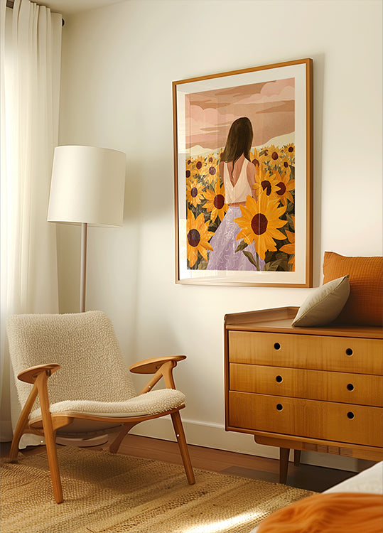 Zonnebloemavonden Poster