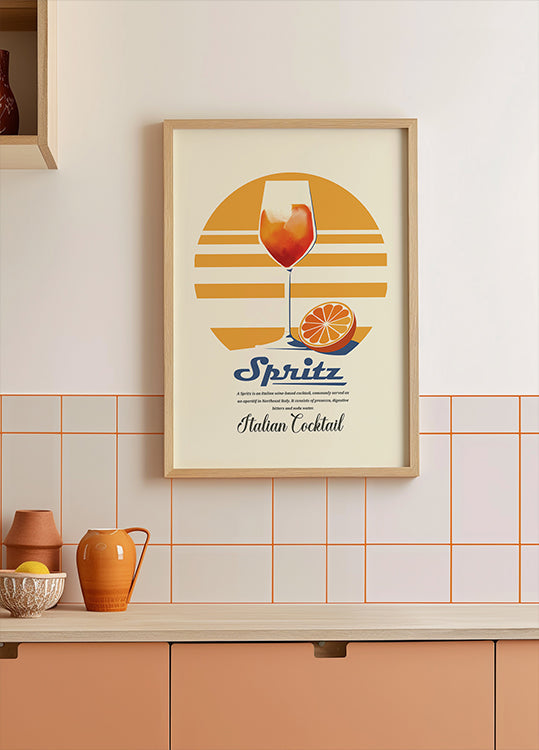 Spritz zomerprint poster