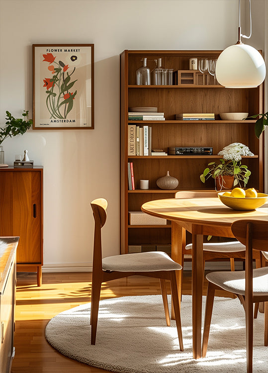 Bloemenmarkt Amsterdam Poster