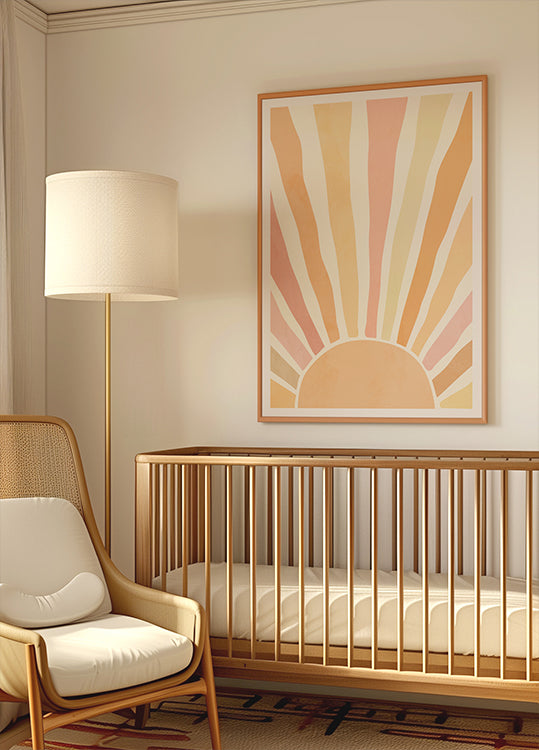 Boho zonsopgang poster