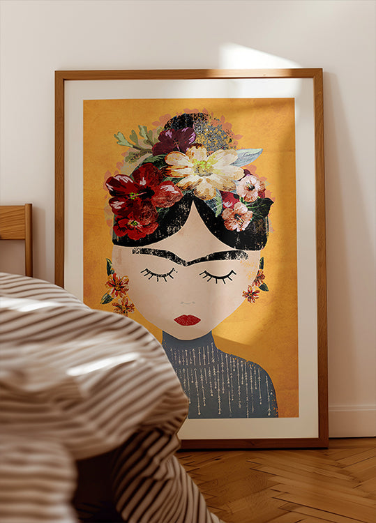 Bloemen sereniteit poster