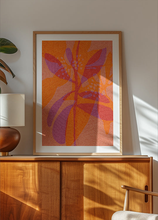 Bloemblaadjes van levendigheid poster