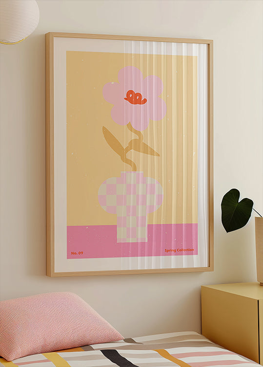 Lentebloem #09-poster