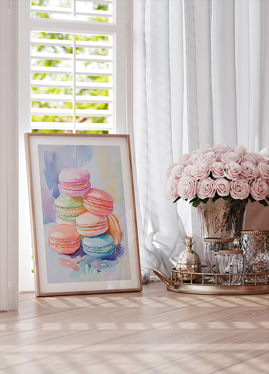 Kleurrijke macarons