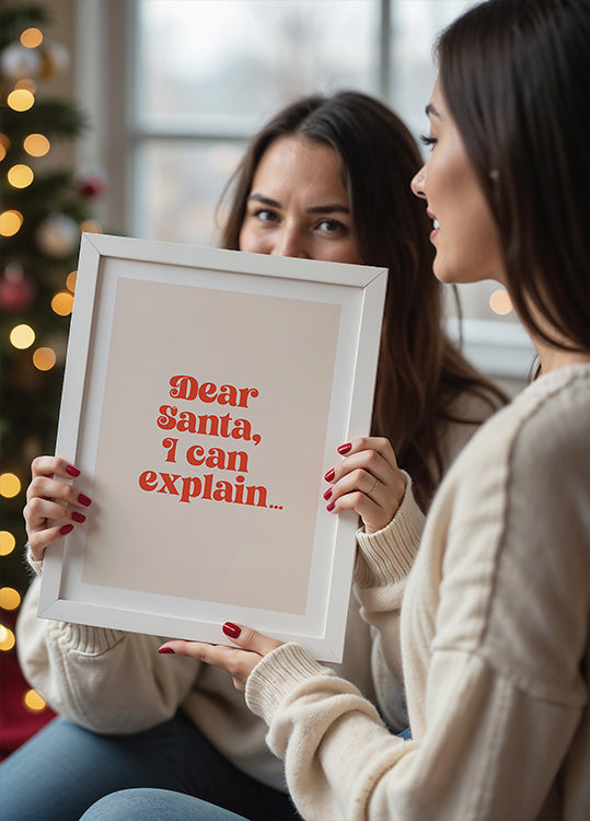 Beste Kerstman, ik kan Poster uitleggen