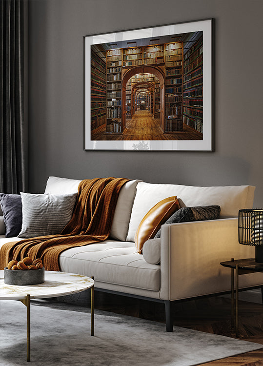 Poster van de Upper Lausitzian Bibliotheek van Wetenschappen