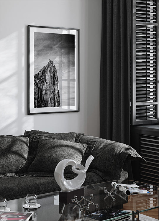 Balanceren tussen aarde en luchtposter