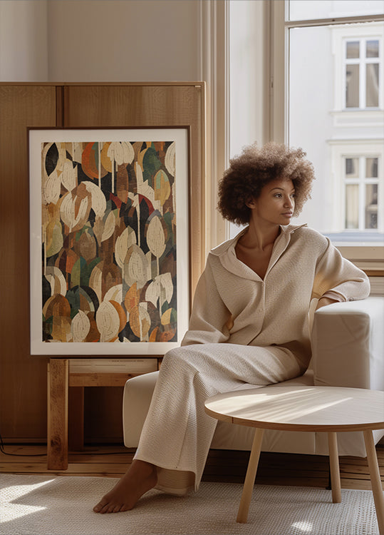 Mozaïek Bos Levendigheid Poster