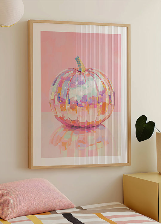 Iriserende Pompoenposter