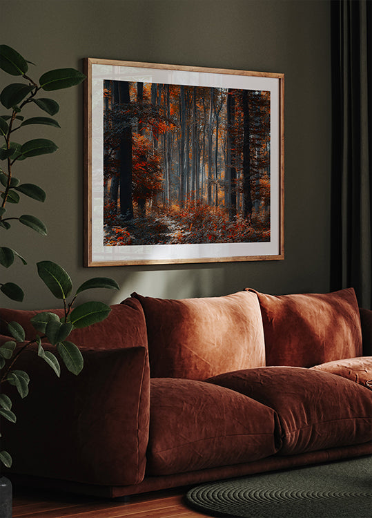 Bosposter schilderen