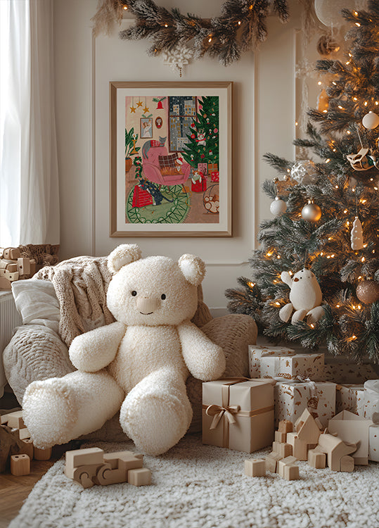 Kerstkatten in nieuwe poster