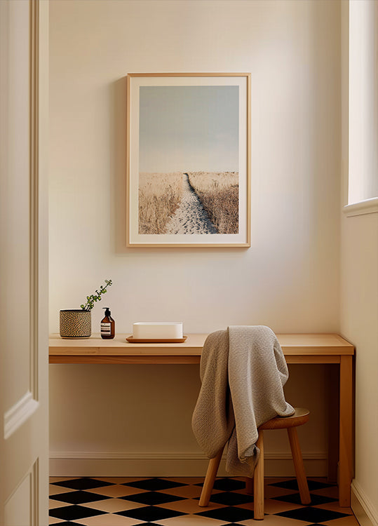 Naar de strandposter