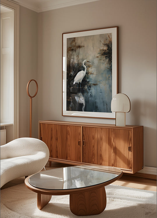 Serene reflectieposter