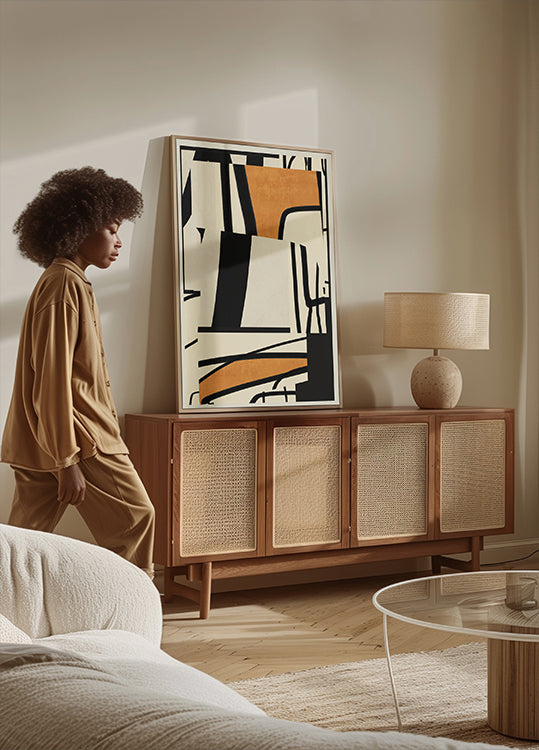 Moderne abstracte kunst 65 poster