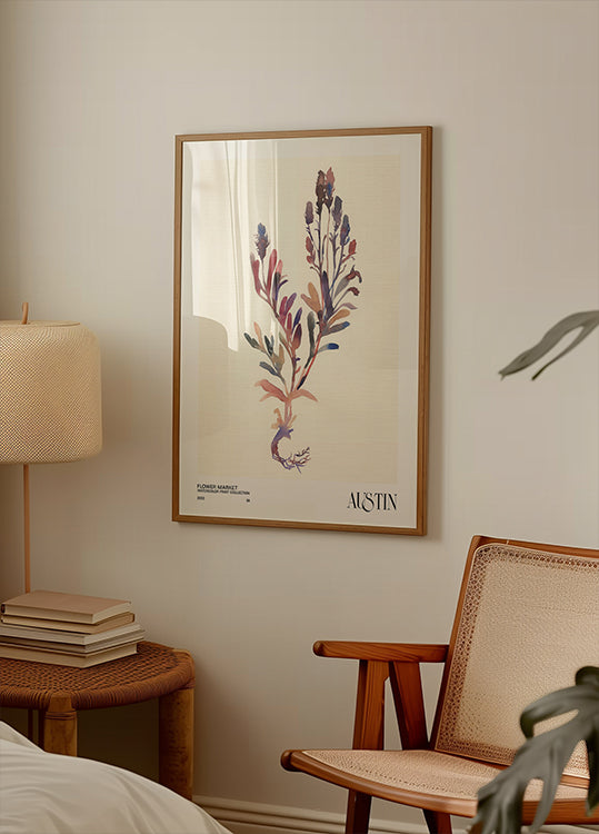 Collectie aquarelprints. Bloemenmarkt - Austin