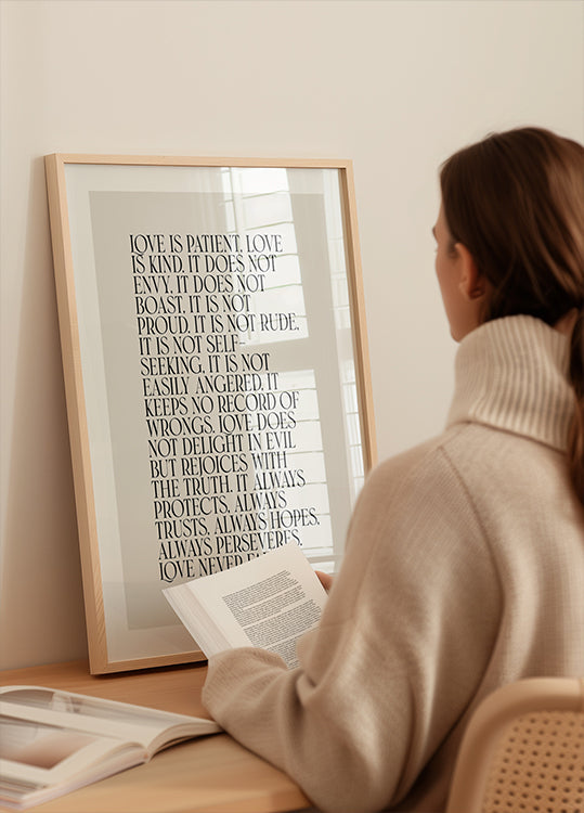 Liefde is een poster