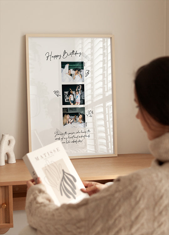 Mijn eerstejaars fotocollageposter